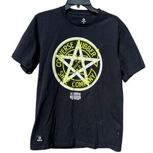 Converse Neighborhood  NBHDCNS Rubber shoe black shirt Size Large